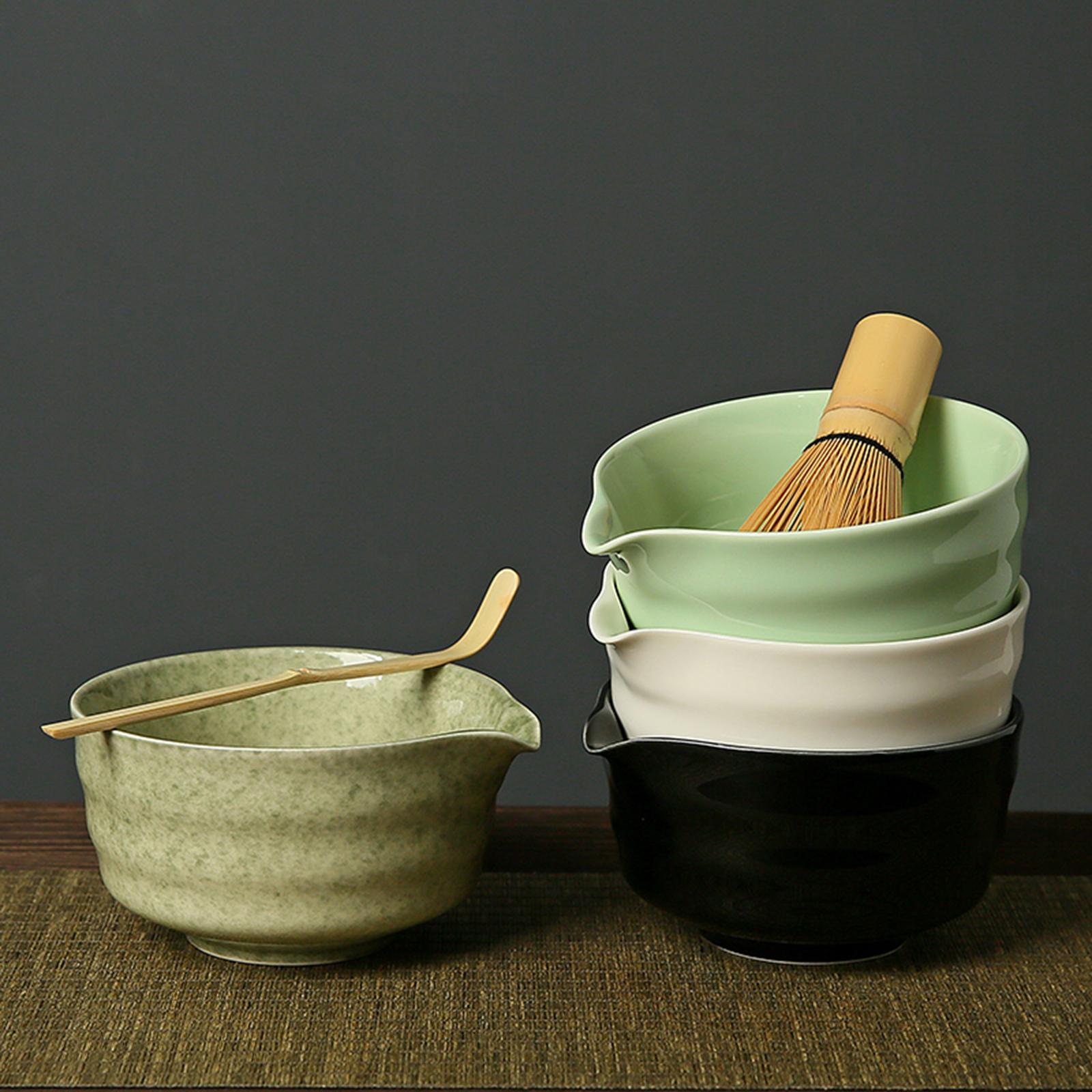 Ceramic Matcha Bowl with Spout - Japanese Tea 评论和价格