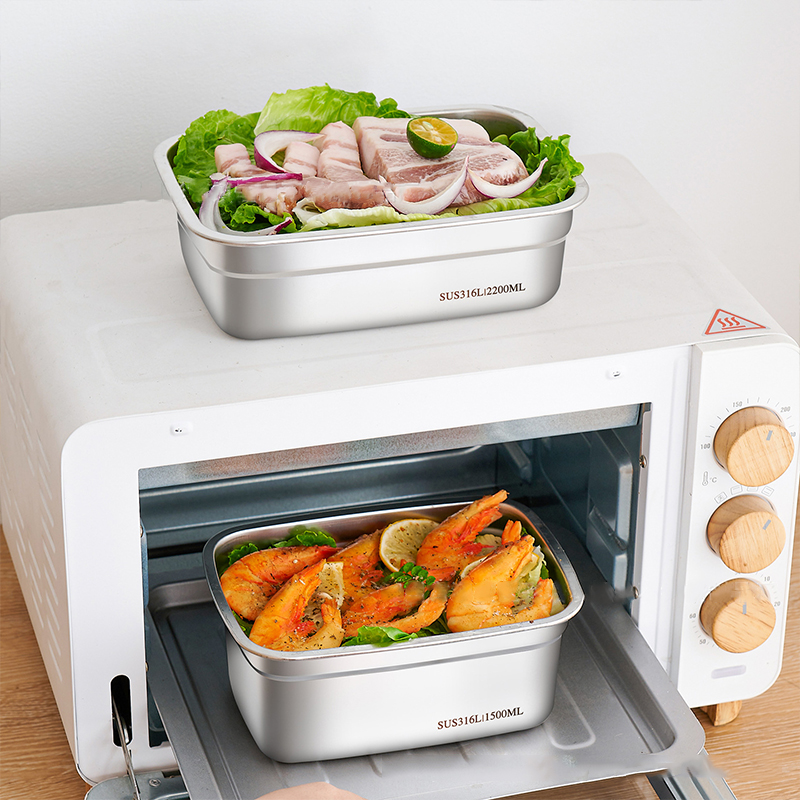 Food Grade 316 Stainless Steel - Bento Box 评论和价格