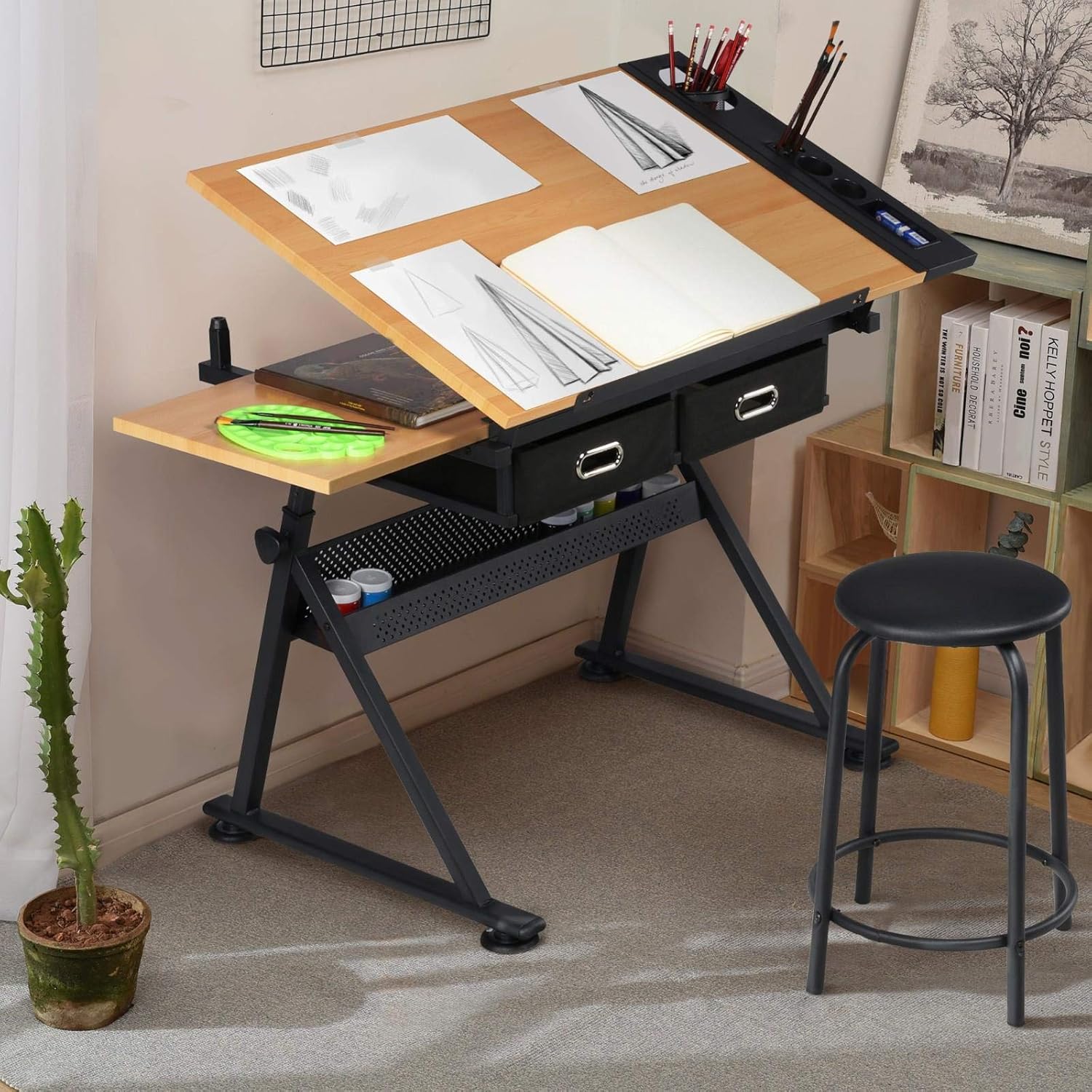 Adjustable Drafting Table Art  - Matcha 评论和价格