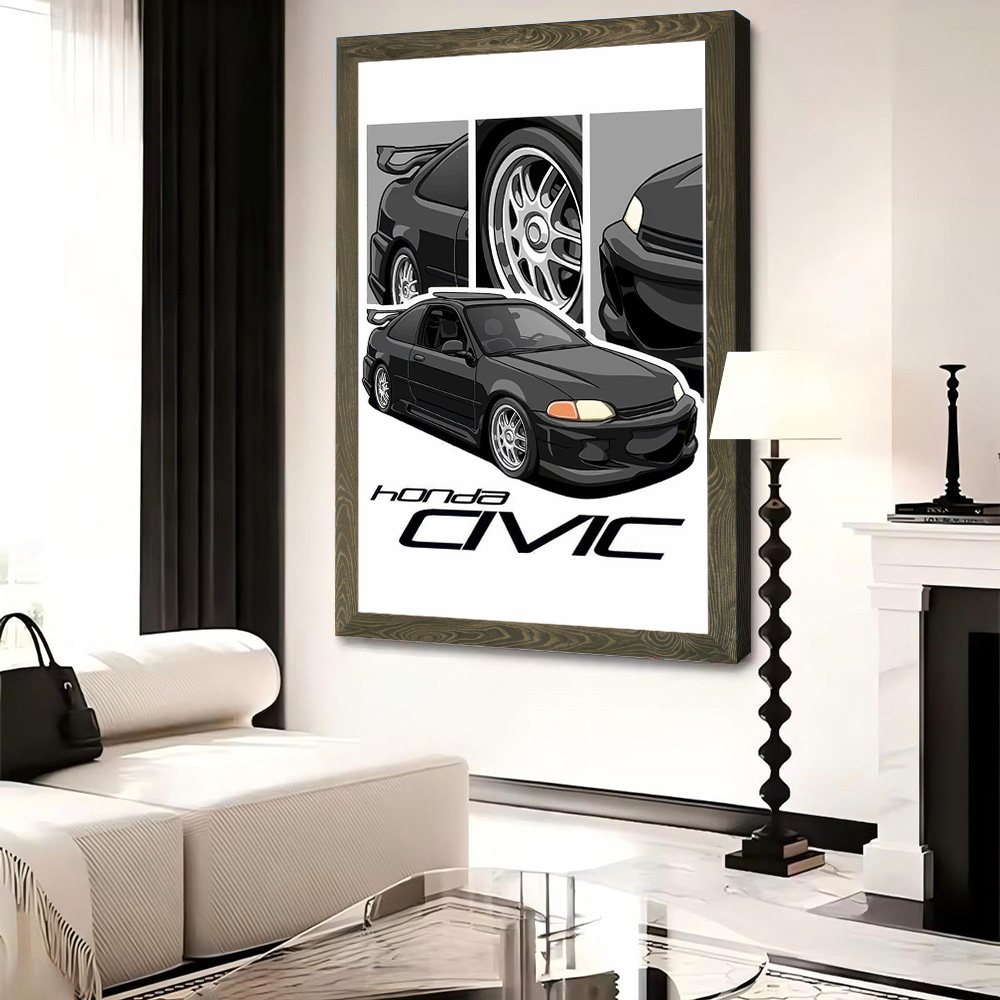 Japanese Car Civic Canvas Post - Japanese Fan 评论和价格