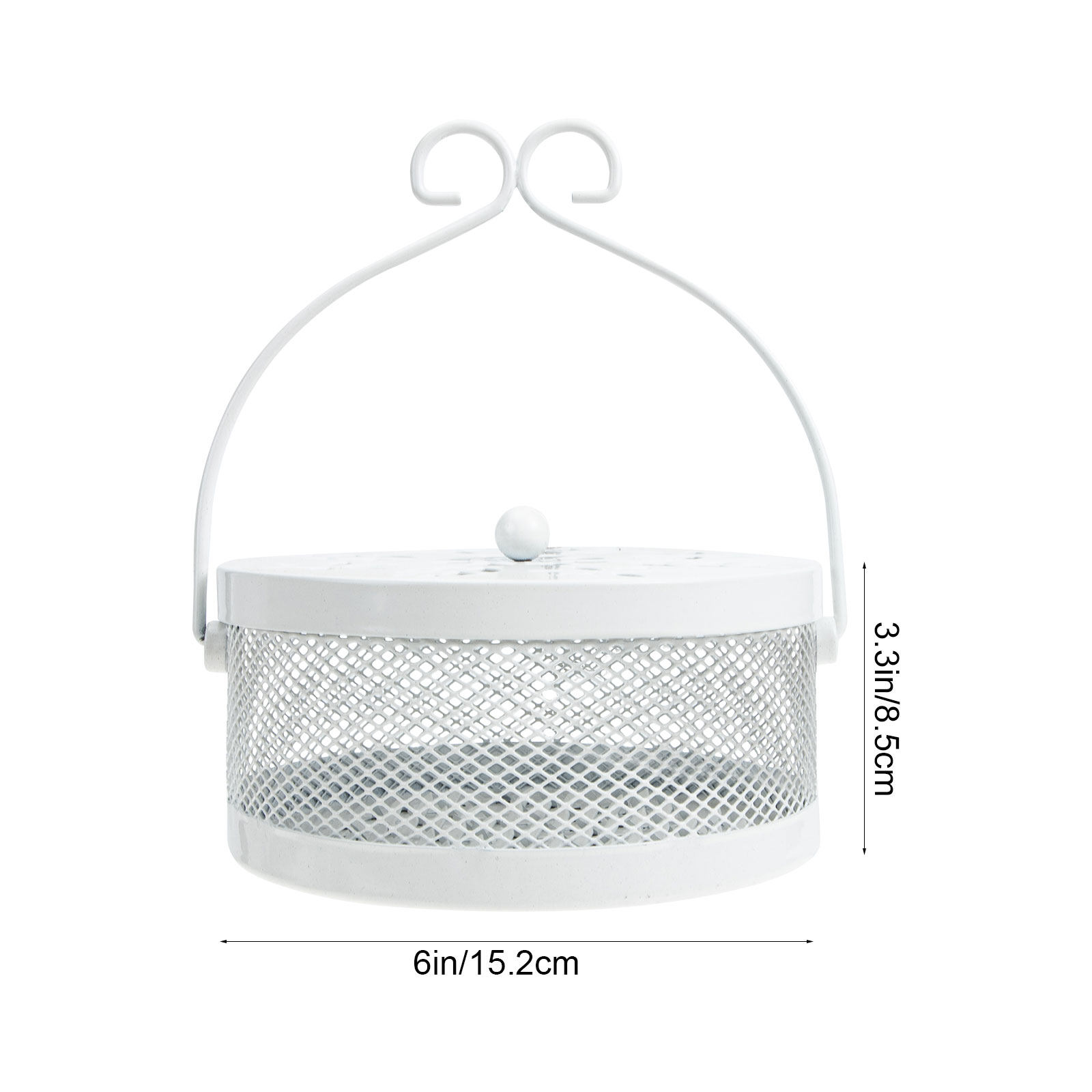 Box Wrought White Smooth Textu - Incense Holder 评论和价格
