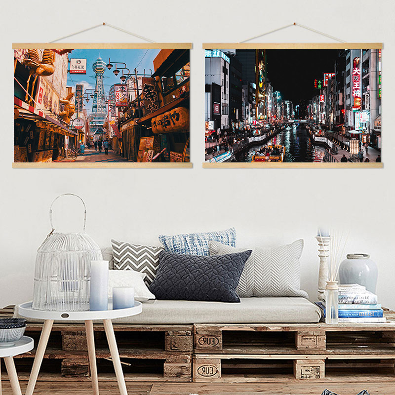 Japanese street scene hanging  - Japanese Restaurant Lifestyle 评论和价格