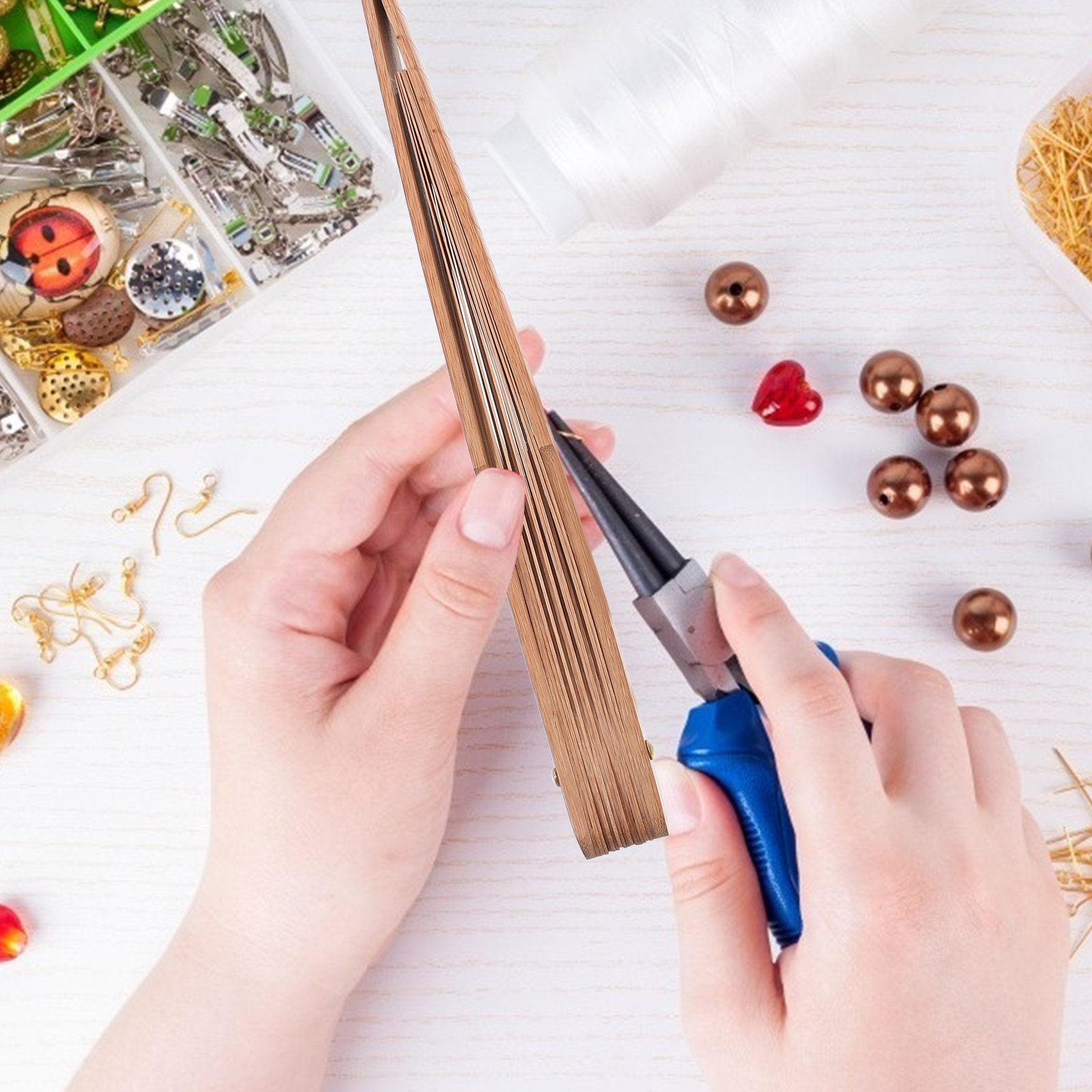 Bamboo Folding Fan Frame Semi  - Japanese Fan 评论和价格