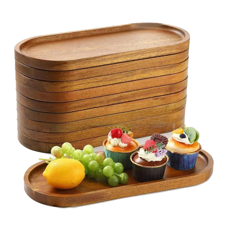 Tableware Solid Wood Dessert P - Japanese Snacks 评论和价格