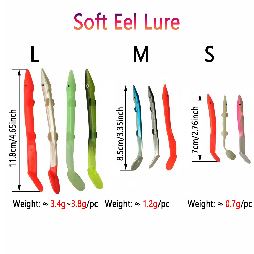 8pcs Soft Plastic Bait Fish Sa - Furoshiki 评论和价格