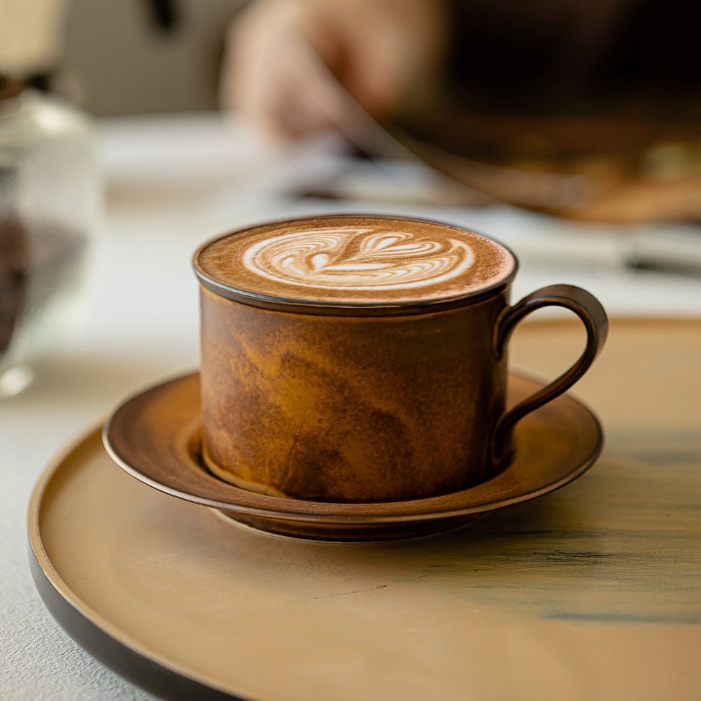 Japanese Retro Coffee Cup and  - Japanese Pottery 评论和价格