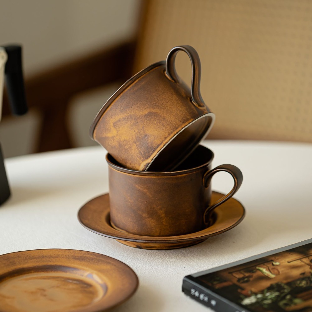 Japanese Retro Coffee Cup and  - Japanese Pottery 评论和价格
