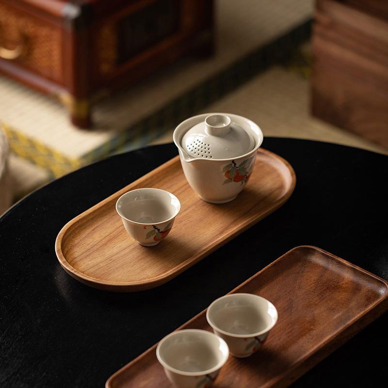 Solid Wood Japanese Dessert Pl - Japanese Snacks 评论和价格