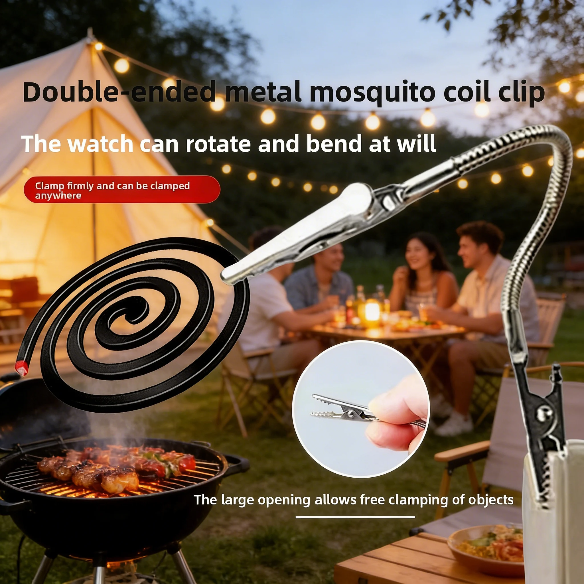 Dual-Head Stainless Steel Alli - Incense Holder 评论和价格